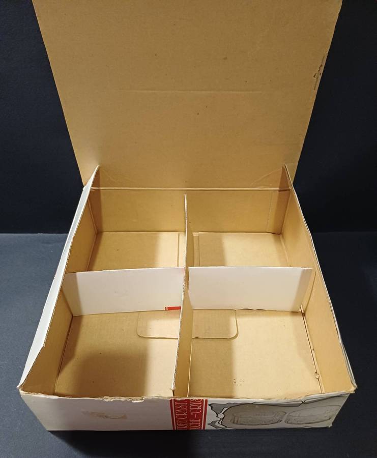 Vintage Italglass Mouth-Blown Crystal Bowls (Set of 4) in Original Box