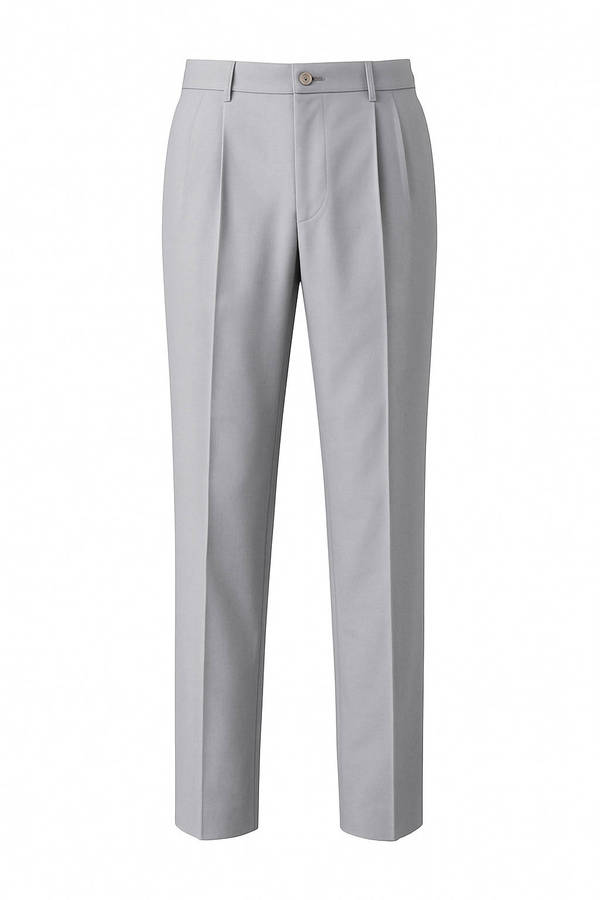 Custom Style Light Gray Formal Pants for Men