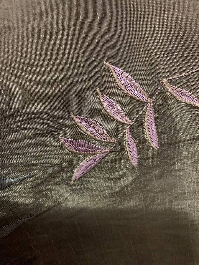 Embroidered Silk Blend Artisan Tank Top Size L/36