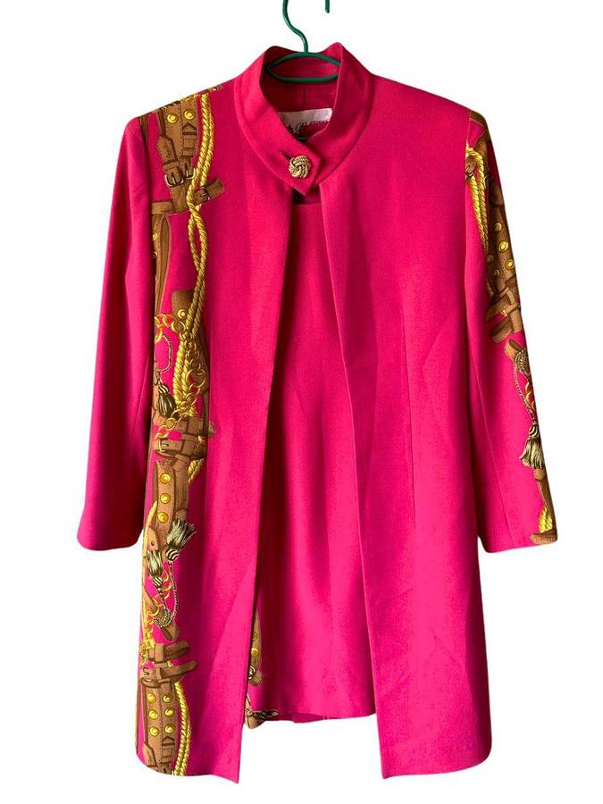 Blush Royalty  Embellished Dress with Matching Jacket Size 32/34