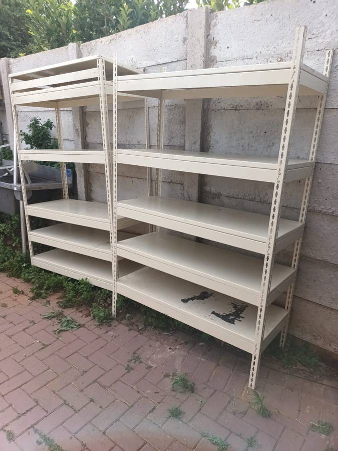 Kitchen / Garage Double Unit Shelving System (2)