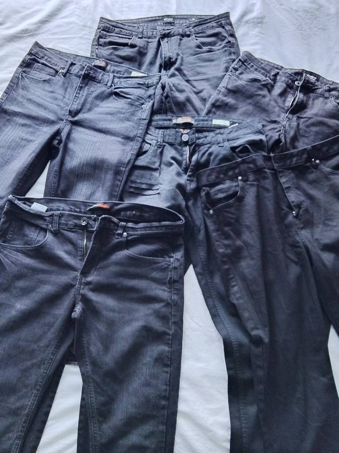 Designer J-Exchange Men's Black Jeans (x6)