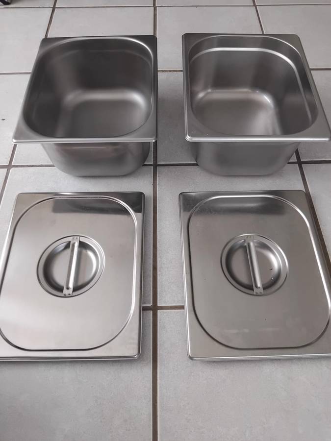 Steel Kitchen Bain Maries (x2)