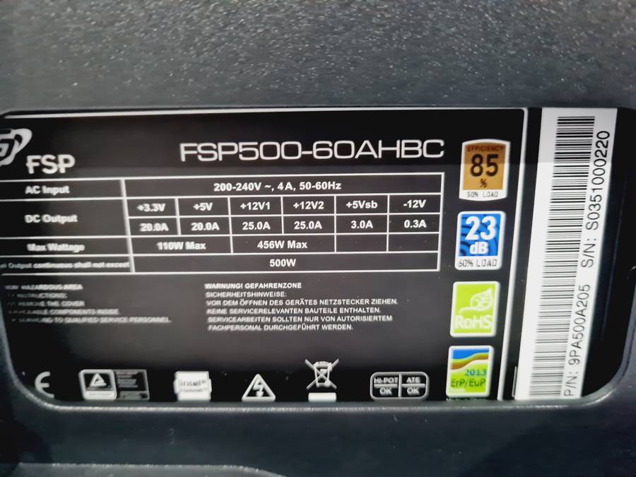 Gaming Tower - i5 10th - 8gb - 250gb ssd