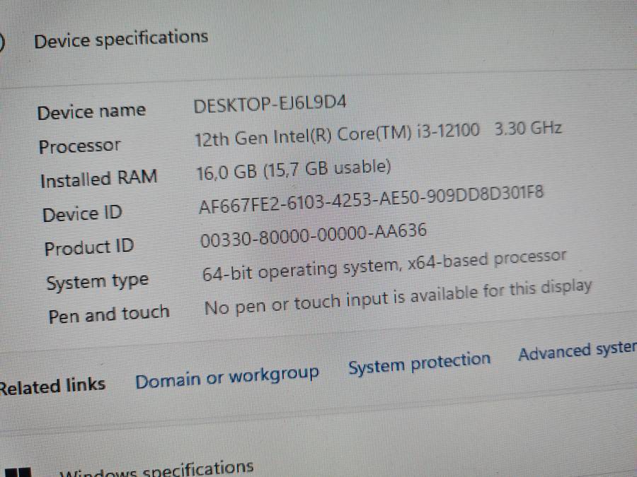 i3 12th gen incomplete gaming build