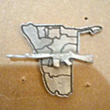 SWA Badge With R1 Rifle - Pins Intact