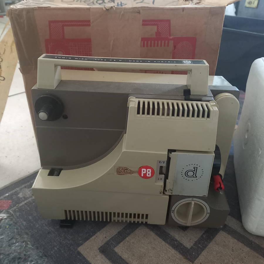 Vintage 8mm film projector