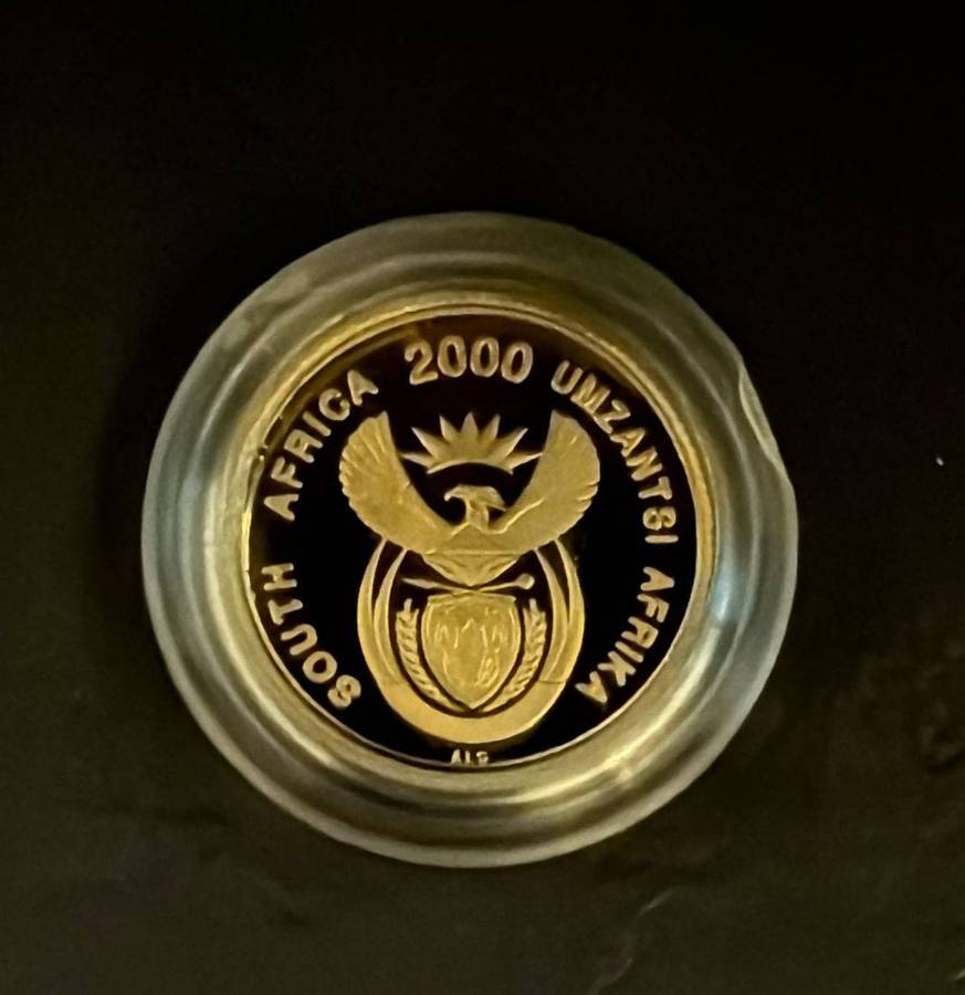Gold R1 Proof 1/10 ounce - Xhosa Nation Coat of Arms Set -bid PER COIN -winner takes full set