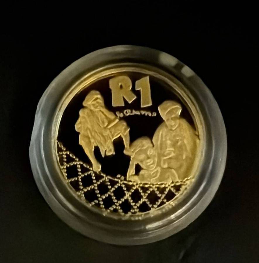 Gold R1 Proof 1/10 ounce - Xhosa Nation Coat of Arms Set -bid PER COIN -winner takes full set