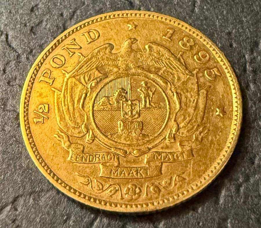 Gold 1895 Half Pond - great condition for its age