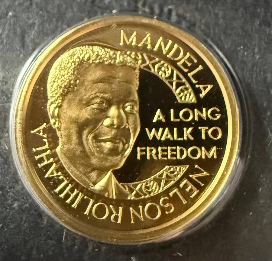 Gold Mandela Coin 1/10th oz Mint of Norway
