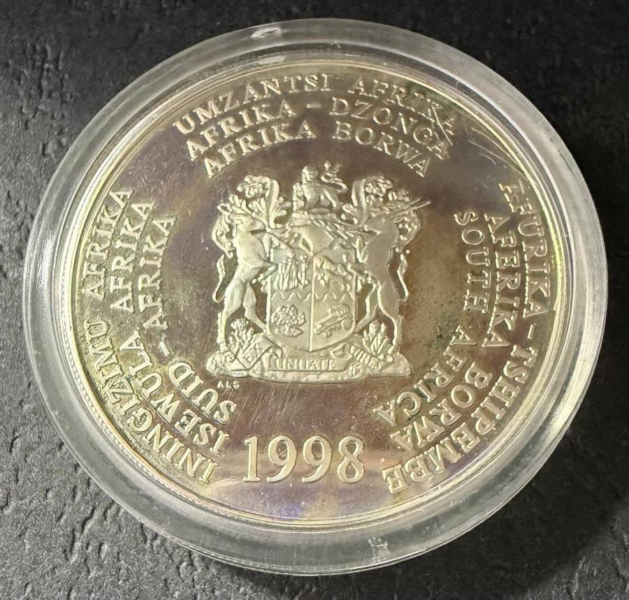 SILVER 1 OUNCE - Silver Proof R2 - Jackass Penguin - Mintage 2053