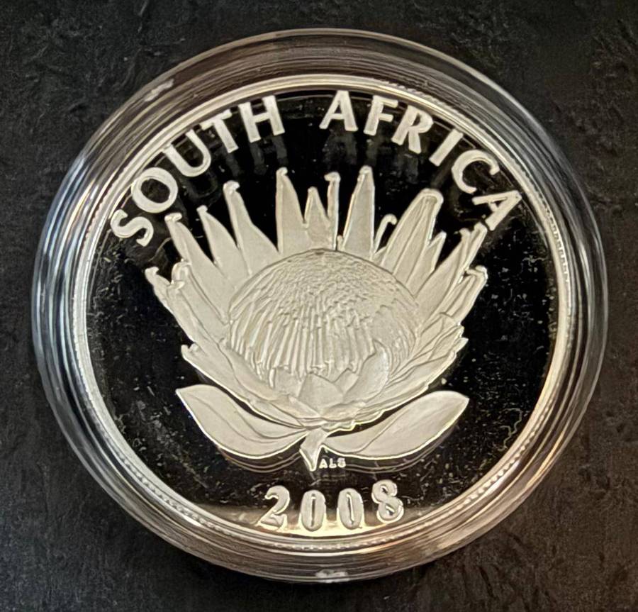 SILVER R1 Proof 1 2008 Gandhi - with Original SAM Box and COA - 2 available