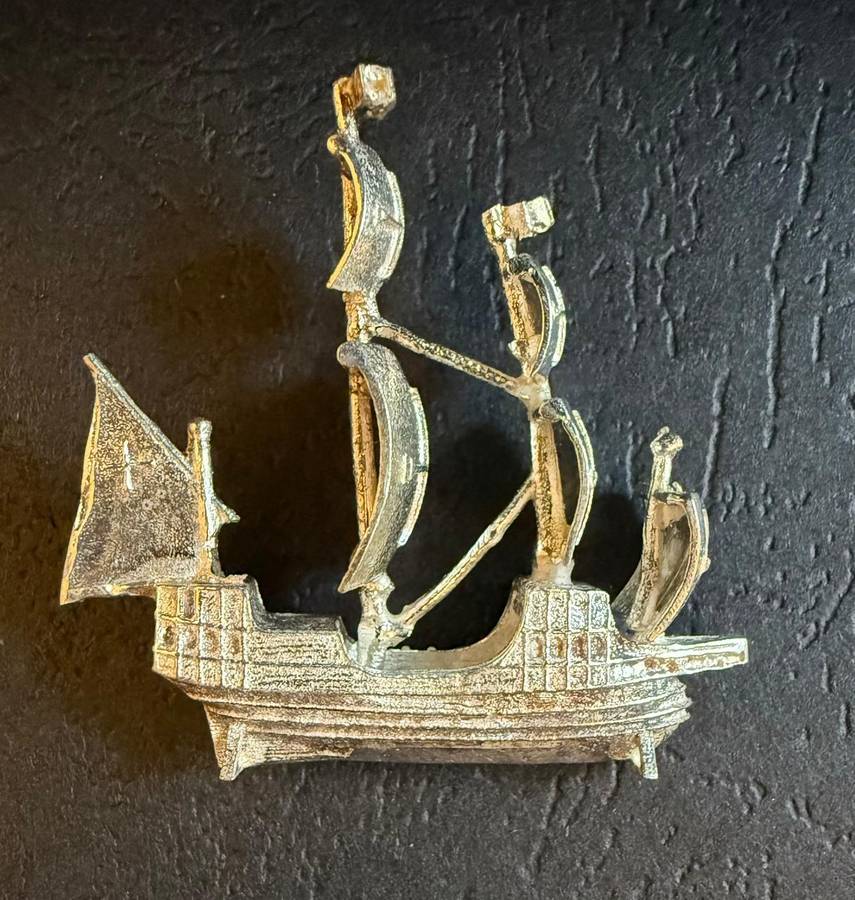 Silver R2 Crown and 2.5c Tickey - 2009 MARITIME Set - DROMMEDARIS / SAÕ GABRIEL + silver miniature