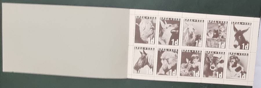 SPCA, Cinderella, South African, booklet of charity stamps