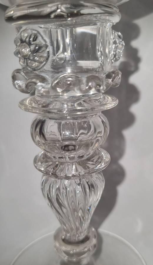 Pair of late 18th century German hock glasses.