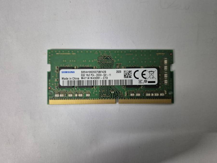 Original Samsung 8GB PC4 Laptop RAM - untested