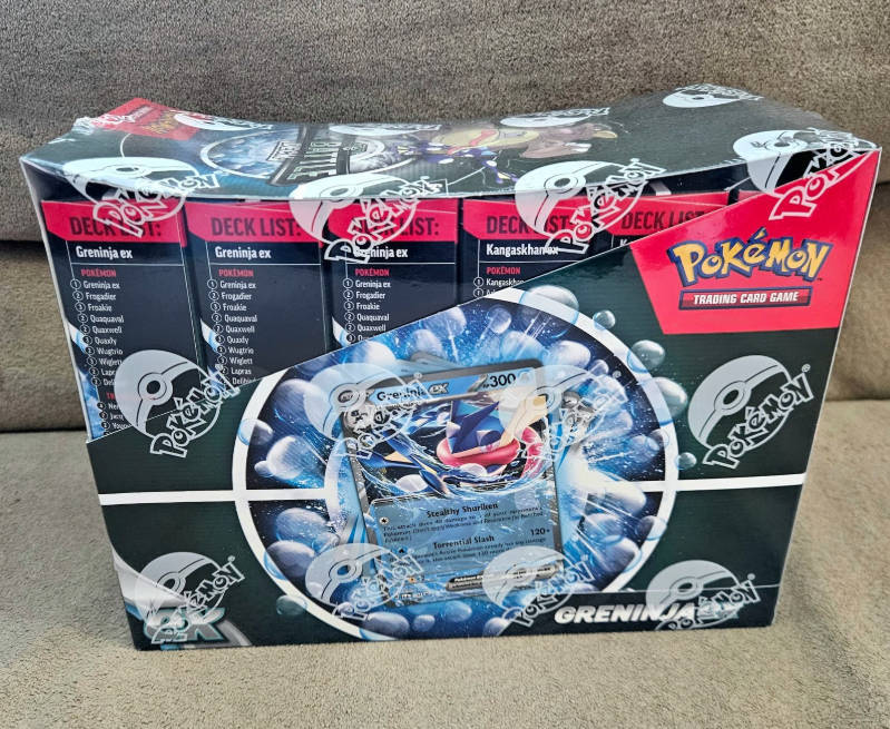 Pokemon TCG Kangaskhan & Greninja Battle Deck Sealed Display