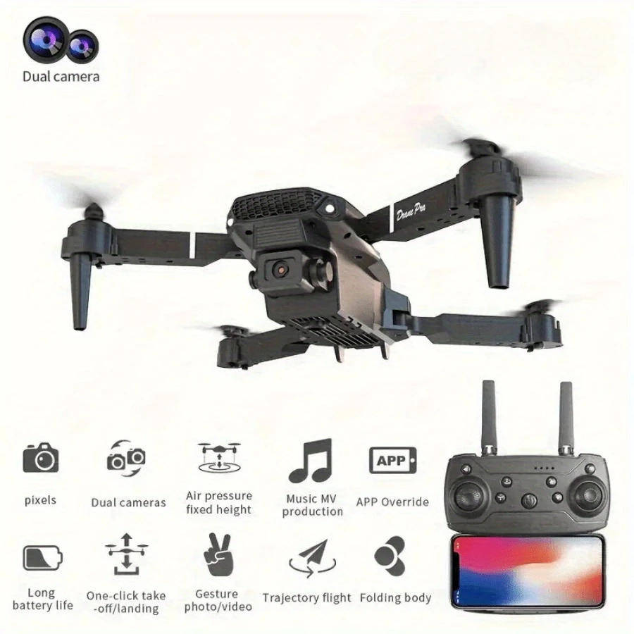 E88 Drone with HD Dual Camera,