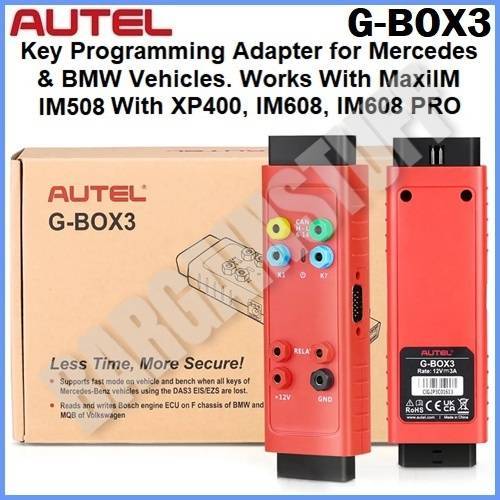 Autel G-BOX3 Key Programming Adapter for Mercedes Benz And BMW Vehicles