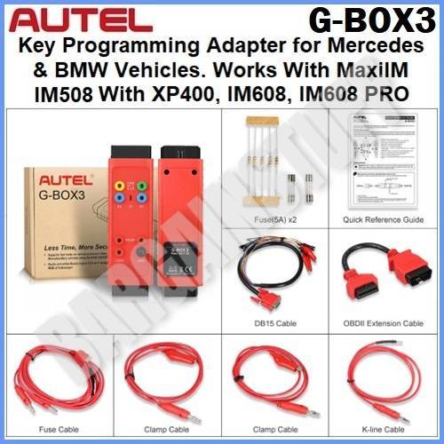 Autel G-BOX3 Key Programming Adapter for Mercedes Benz And BMW Vehicles