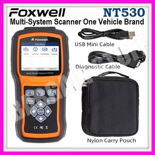 Foxwell NT530 Multi-System Scanner Diagnostic Tool 1 free vehicle brand