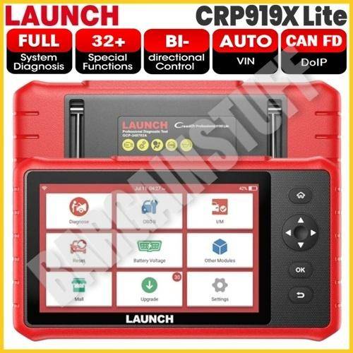 Launch CRP919X Lite OBD2 Full Systems Car Diagnostic Scanner With 32 Special Functions