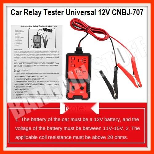 Car Universal Relay Tester 12V Automotive Relay Tester Car Battery Checker