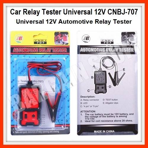 Car Universal Relay Tester 12V Automotive Relay Tester Car Battery Checker