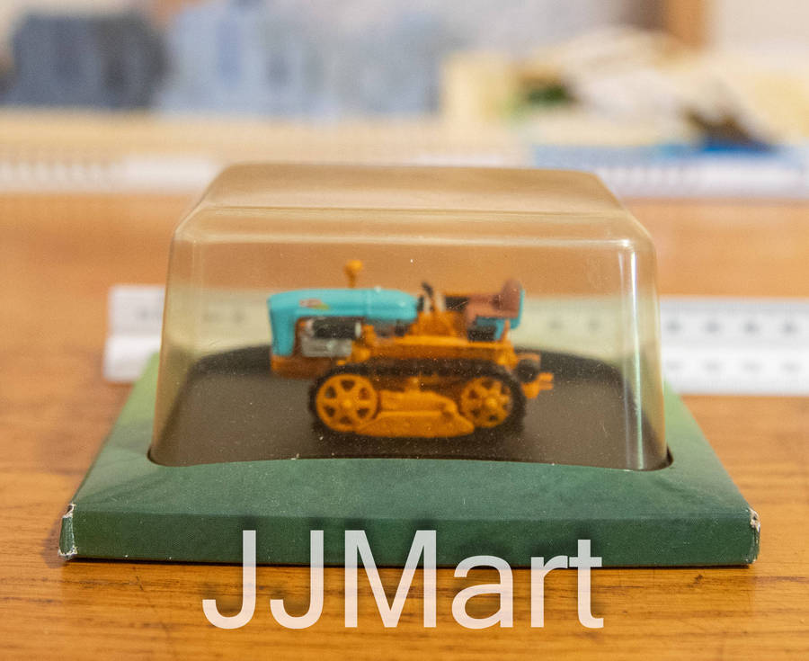 Hachette Partworks-Scale Model-Tractor -Landini C25 CAT tractor 1957 ora+blue 1/43