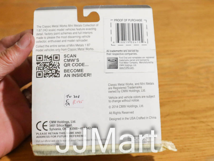 CMW Mobil Gas 1960 Ford Tank Truck Mini Metals Diecast