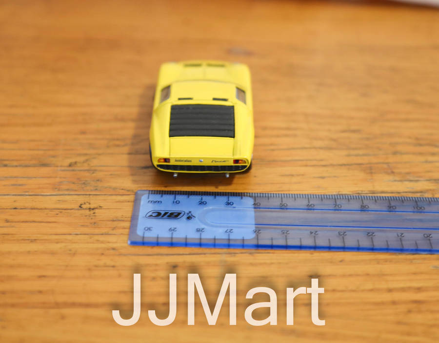 Lamborghini Miura Del Prado 1/43 Yellow Diecast Model Car