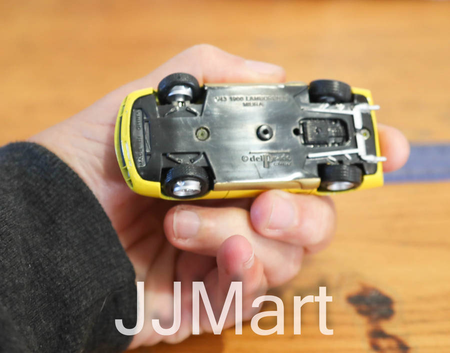 Lamborghini Miura Del Prado 1/43 Yellow Diecast Model Car