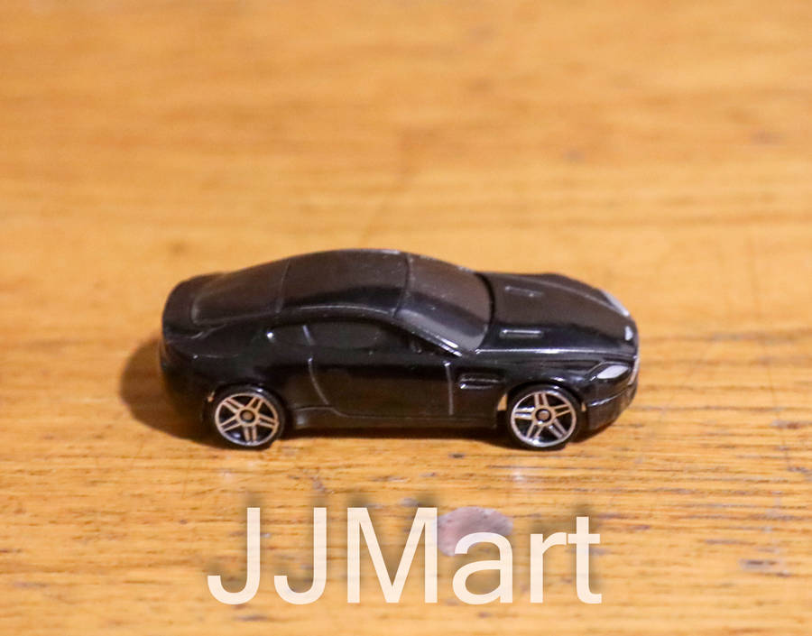 Hotwheels Black Aston Martin V8 Vantage, part of the 2008 All Stars.