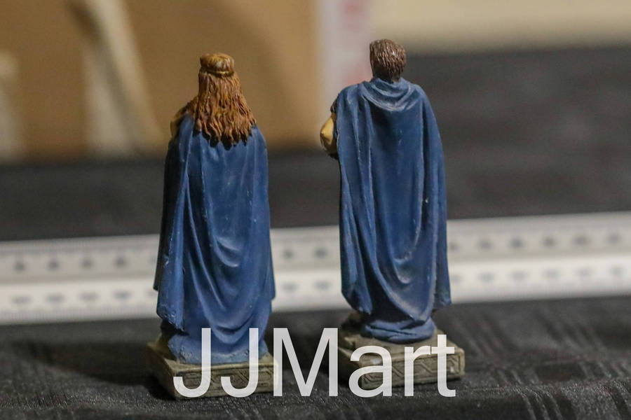 Knight and Woman Figurines
