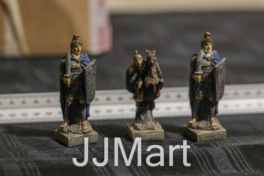Knights Figurines x 3