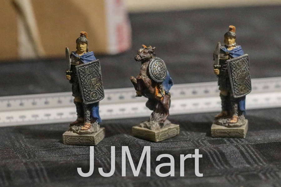 Knights Figurines x 3