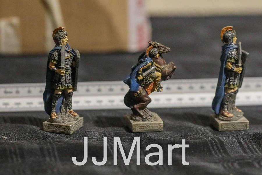 Knights Figurines x 3