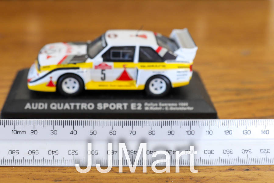 Audi Quattro Sport E2 Rallye Sanremo 1985 Die Cast 1:43 Scale Model Car -