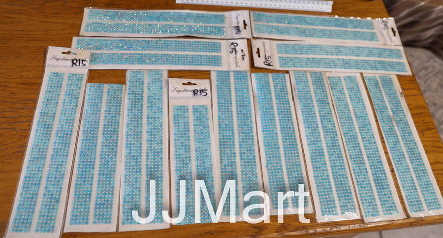 Job Lot Stick On Crystals