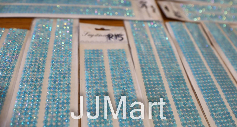 Job Lot Stick On Crystals