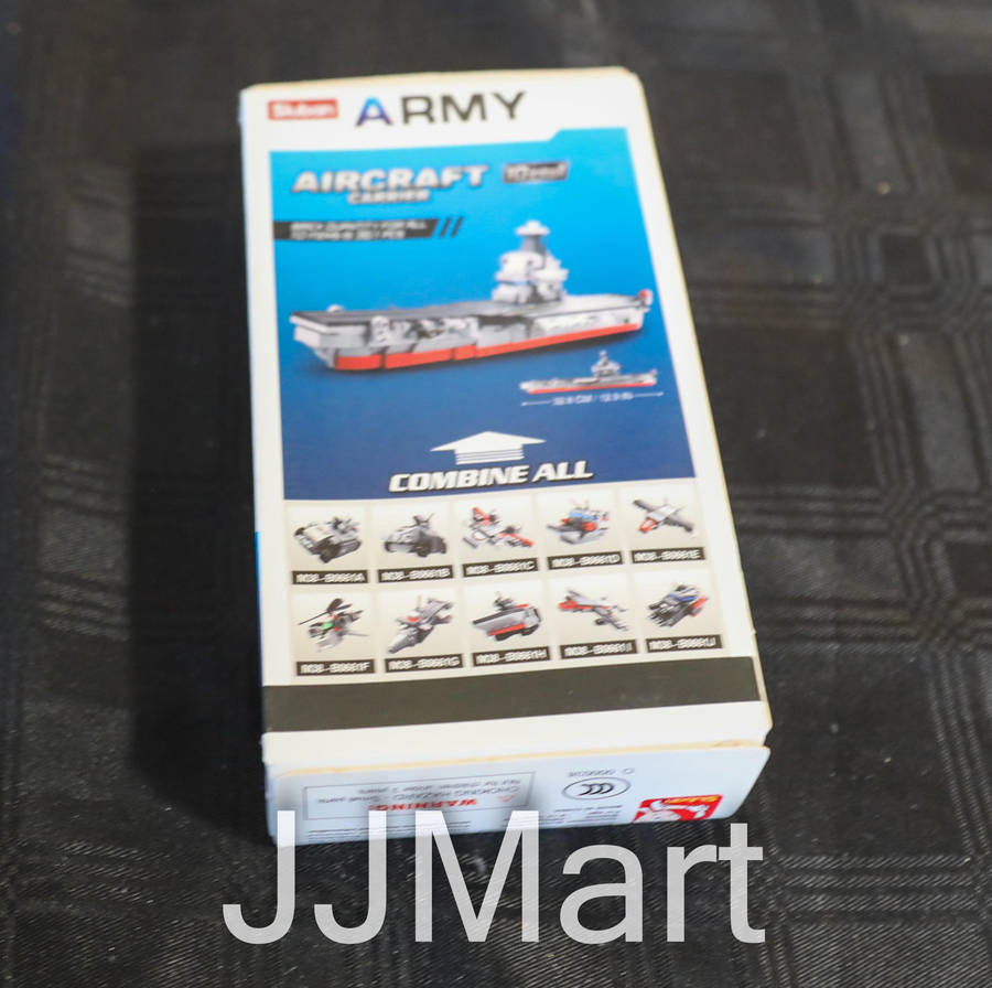 Sluban M38-B0661H Admiral Kuznetsov 10 in 1: air defense amphibian car - 40 Piece