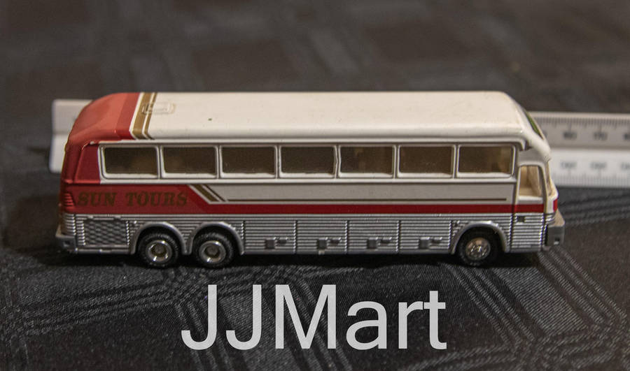 1994 Road Champs Tour Buses Eagle Coach Bus Sun Tours Canyonlands White and Red Die Cast