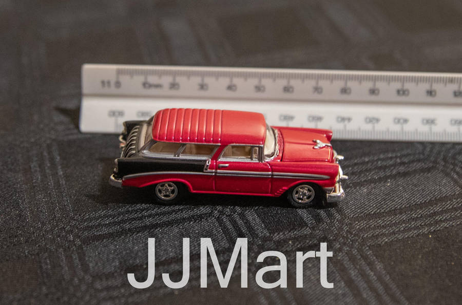 1956 Chevy Nomad - Red/Black by Johnny Lightning (Rare red and black )