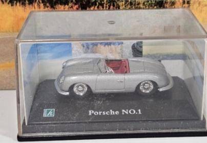 Hongwell Cararama  1/72 Porsche No.1 Convertible, silver model
