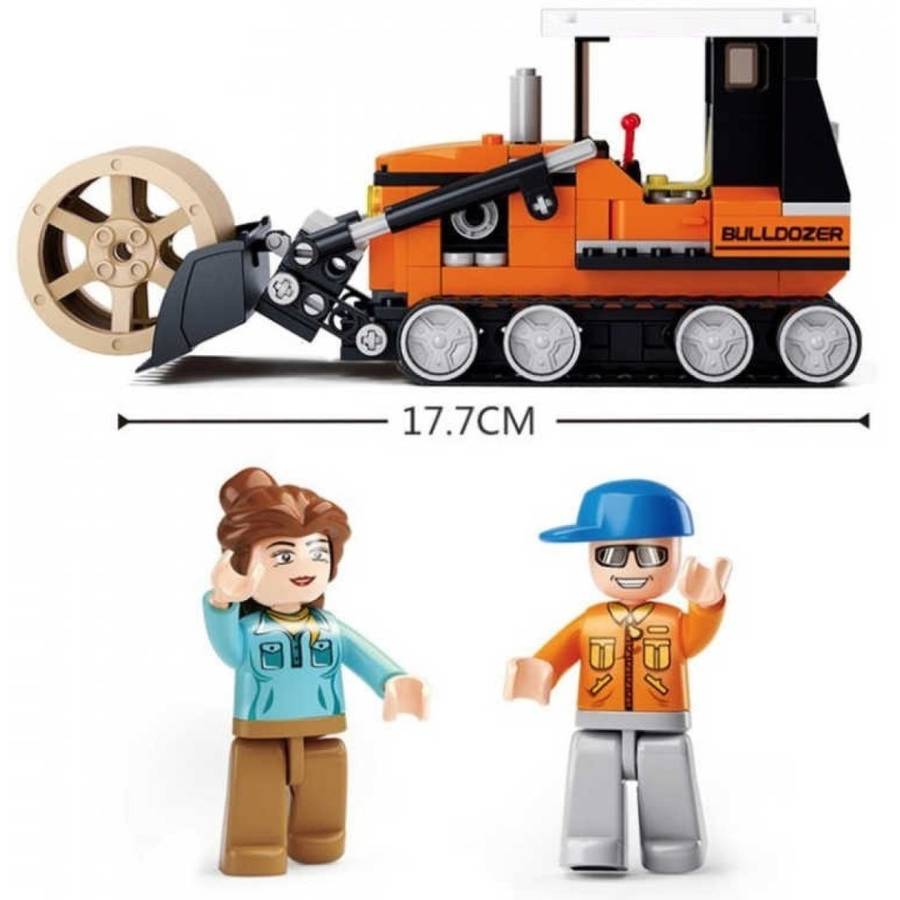 Sluban B0558 Tractor Bulldozer - 165 Piece (Unboxed)