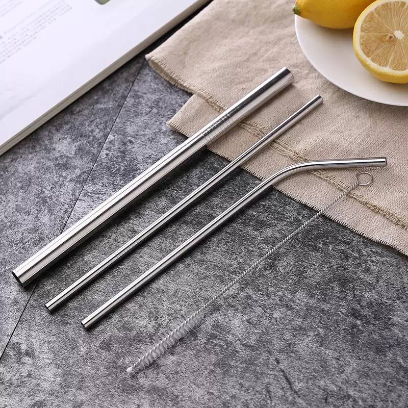 Set of Stainless-Steel Straws