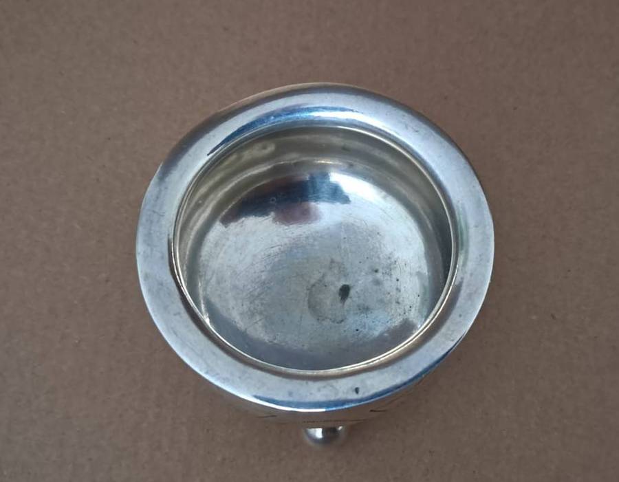 Imperial Russia Solid Silver Open Salt 1879