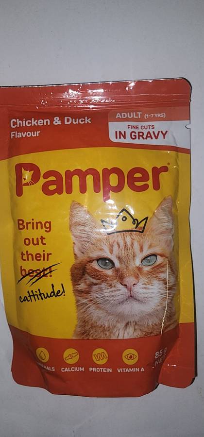 Pamper Wet Cat Food Sachets (1 bid for 20 sachets)