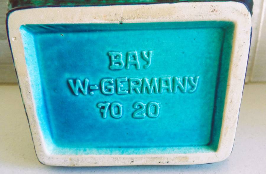 RARE Vintage Bay Vase Bodo Mans Pottery West Germany
